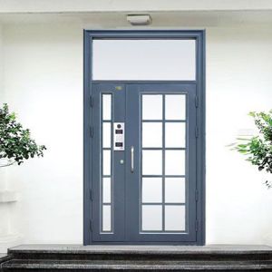 氟碳噴涂樓寓門(mén)(淺墨綠)
